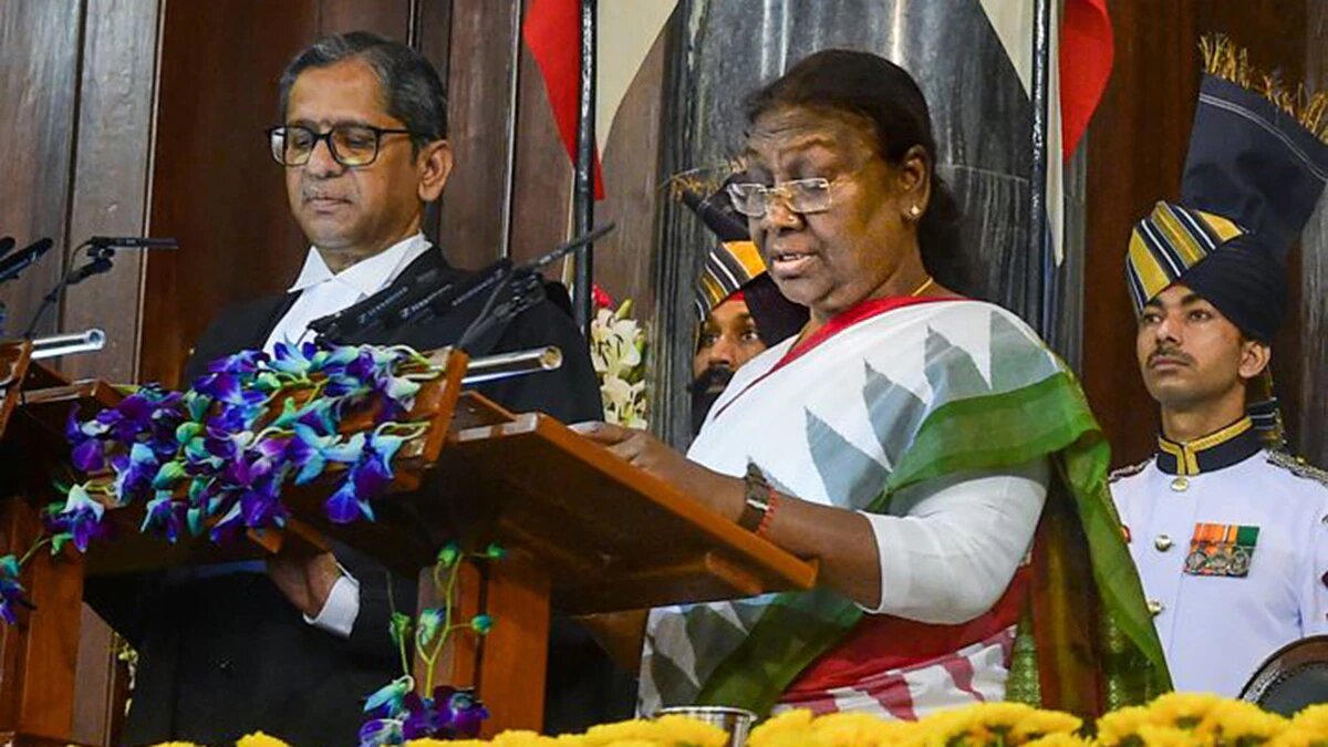 Droupadi Murmu takes oath as 15th President of India