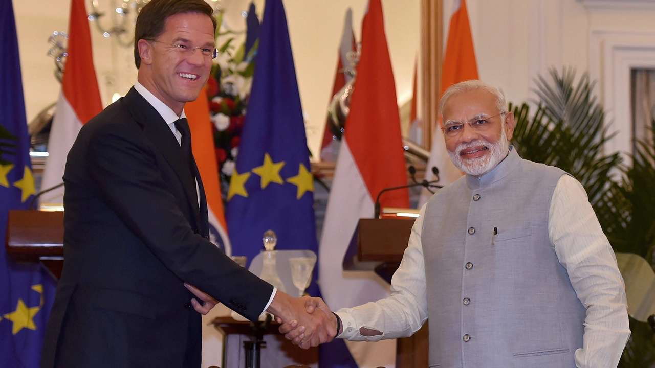 PM speaks with his Netherlands counterpart