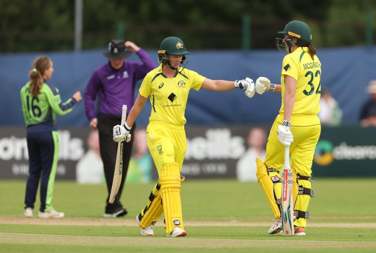 MEG LANNING, TAHLIA MCGRATH, BOWLERS STAR IN AUSTRALIA'S 63-RUN WIN OVER