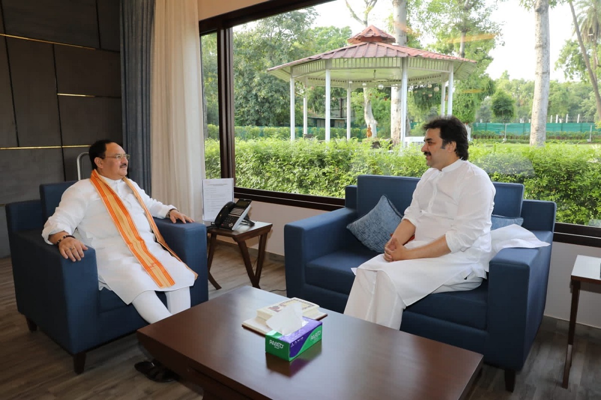 Kuldeep Bishnoi meets Nadda, Haryana CM