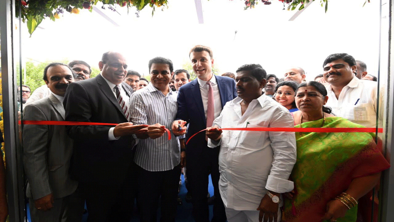 KTR opens ALPLA India Mould Shop & ALPLA Dual Education Centre at Pashamylaram