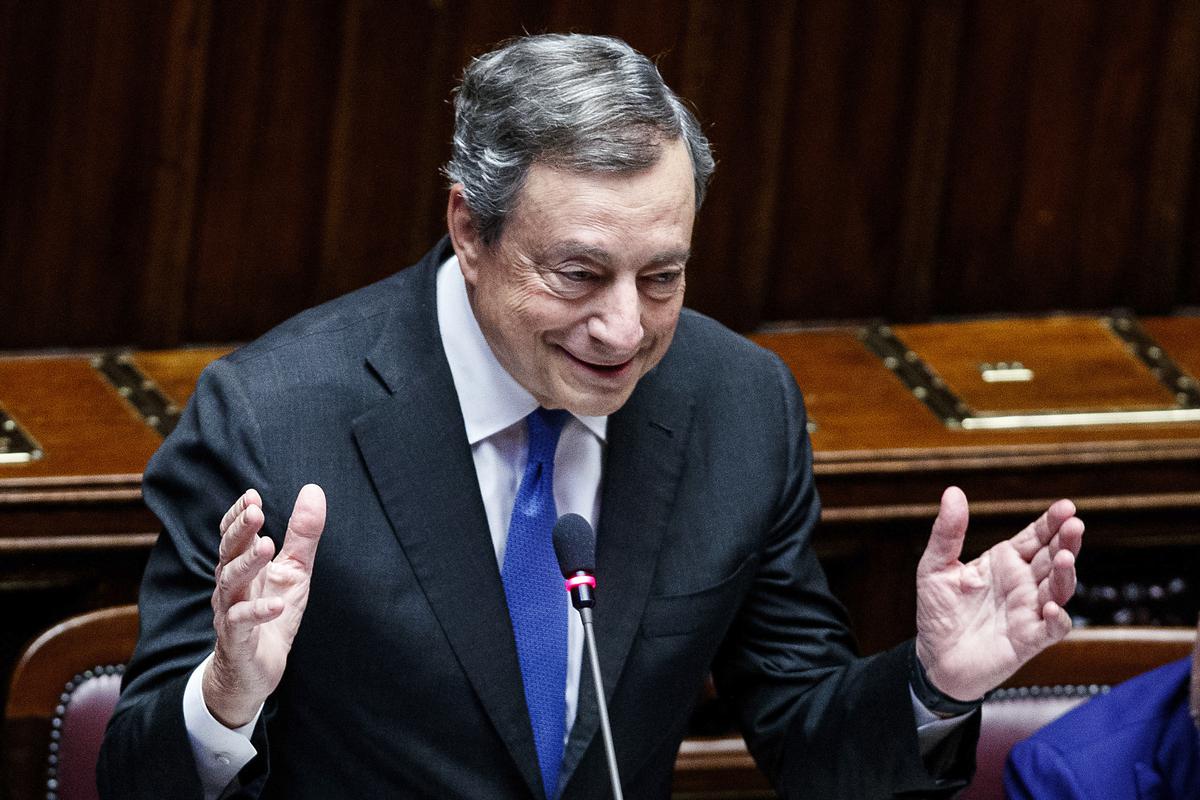 Italian PM Mario Draghi resigns