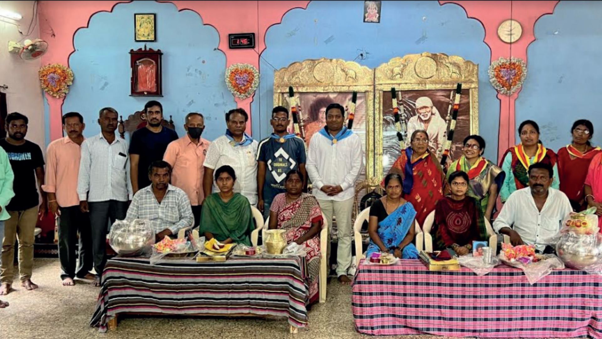 Sathya Sai Seva organization of Jagtial provides financial assistance for poor family