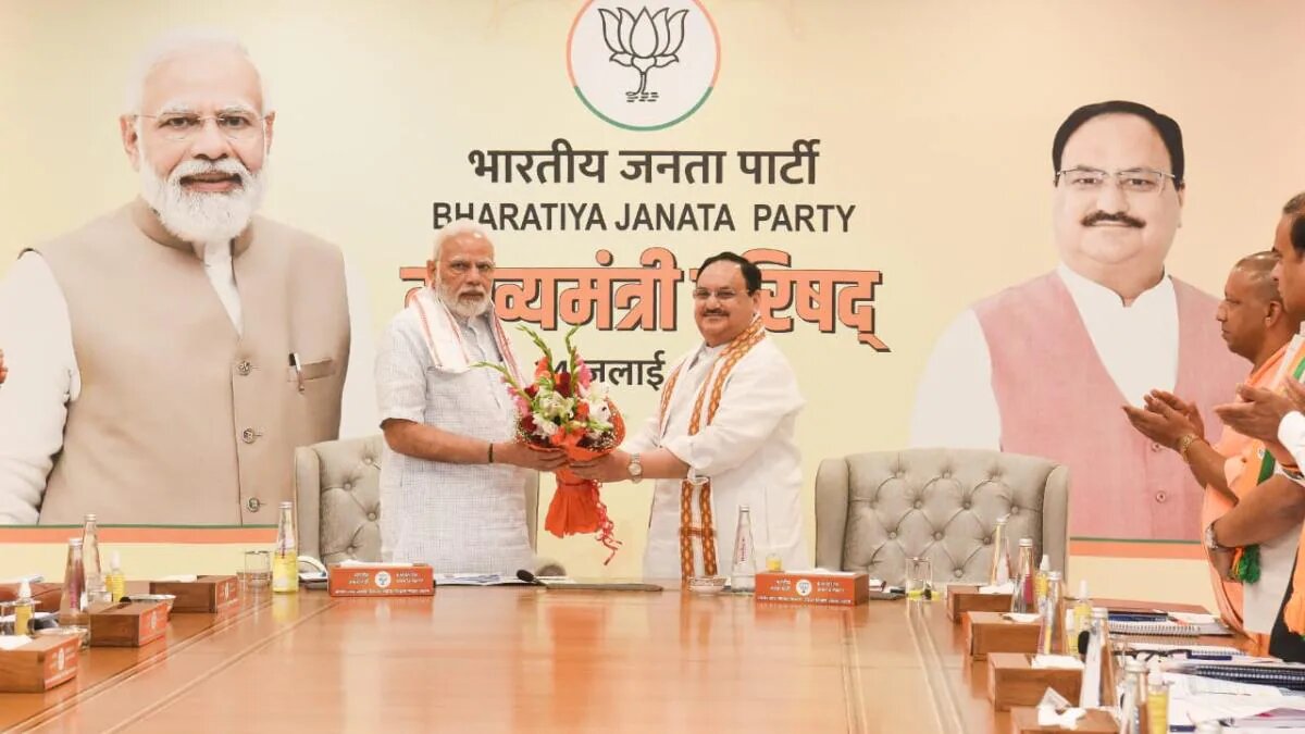 Modi, BJP chief Nadda chair CM’s meet