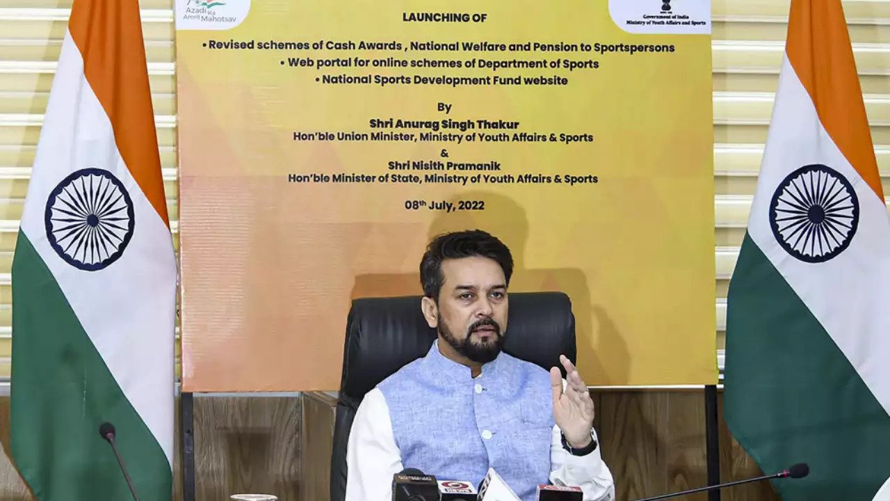 Anurag Thakur launches revised schemes for sportsperson