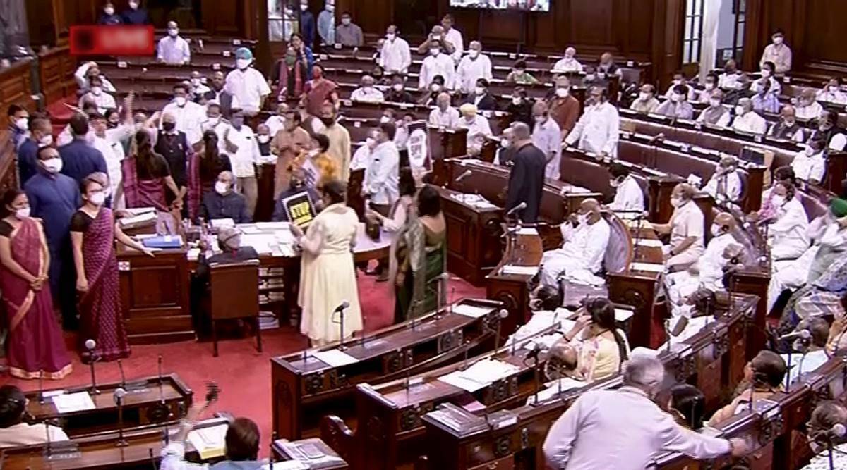 RAJYA SABHA: 19 MP'S Suspended for rest of the Week