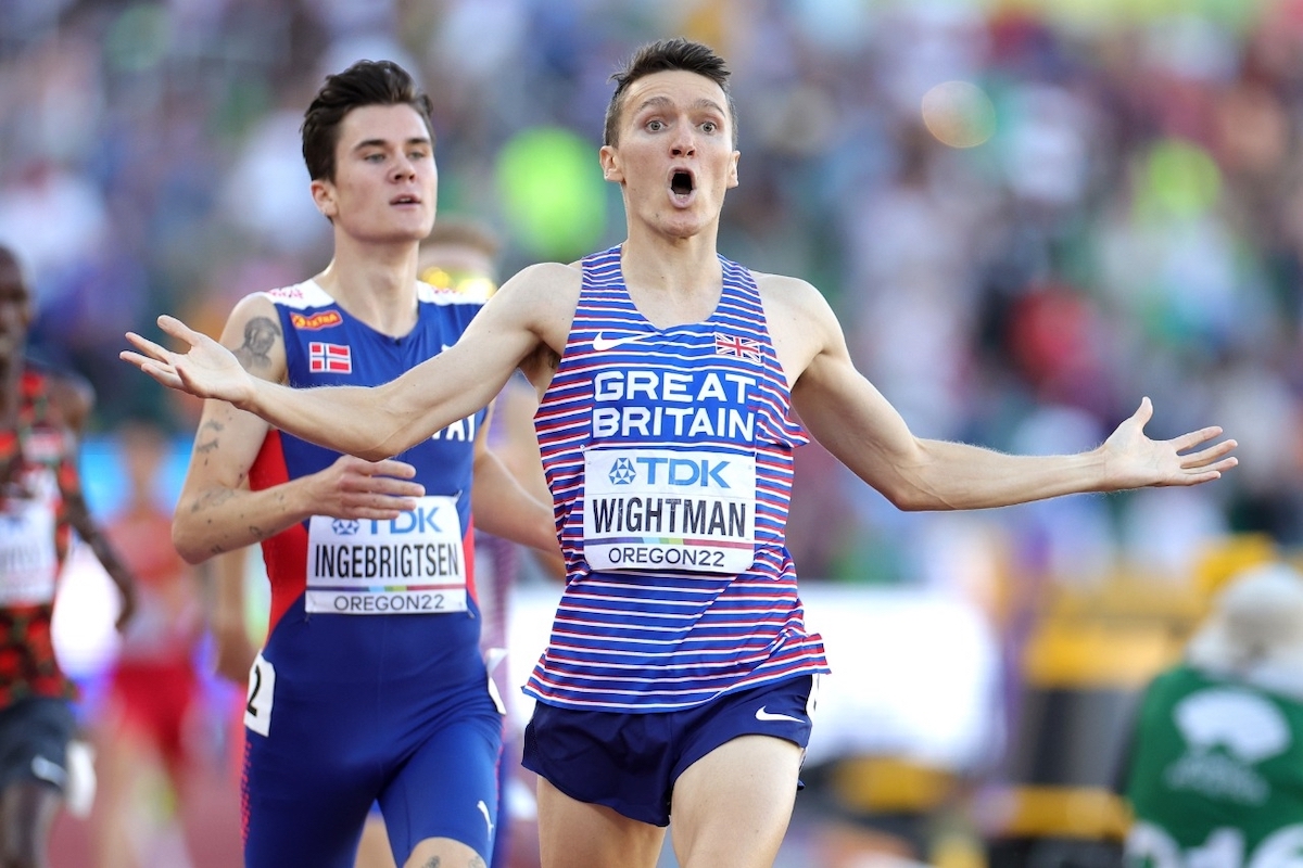 Wightman wins surprise 1,500m gold, Kerley out in 200m sprint