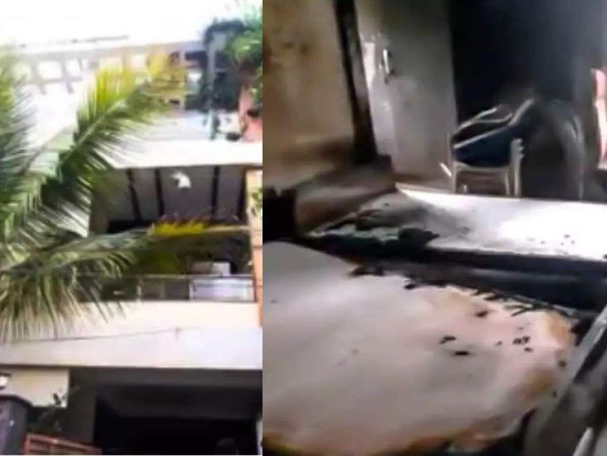 Thieves steal cash and set the house on fire in Hyderabad