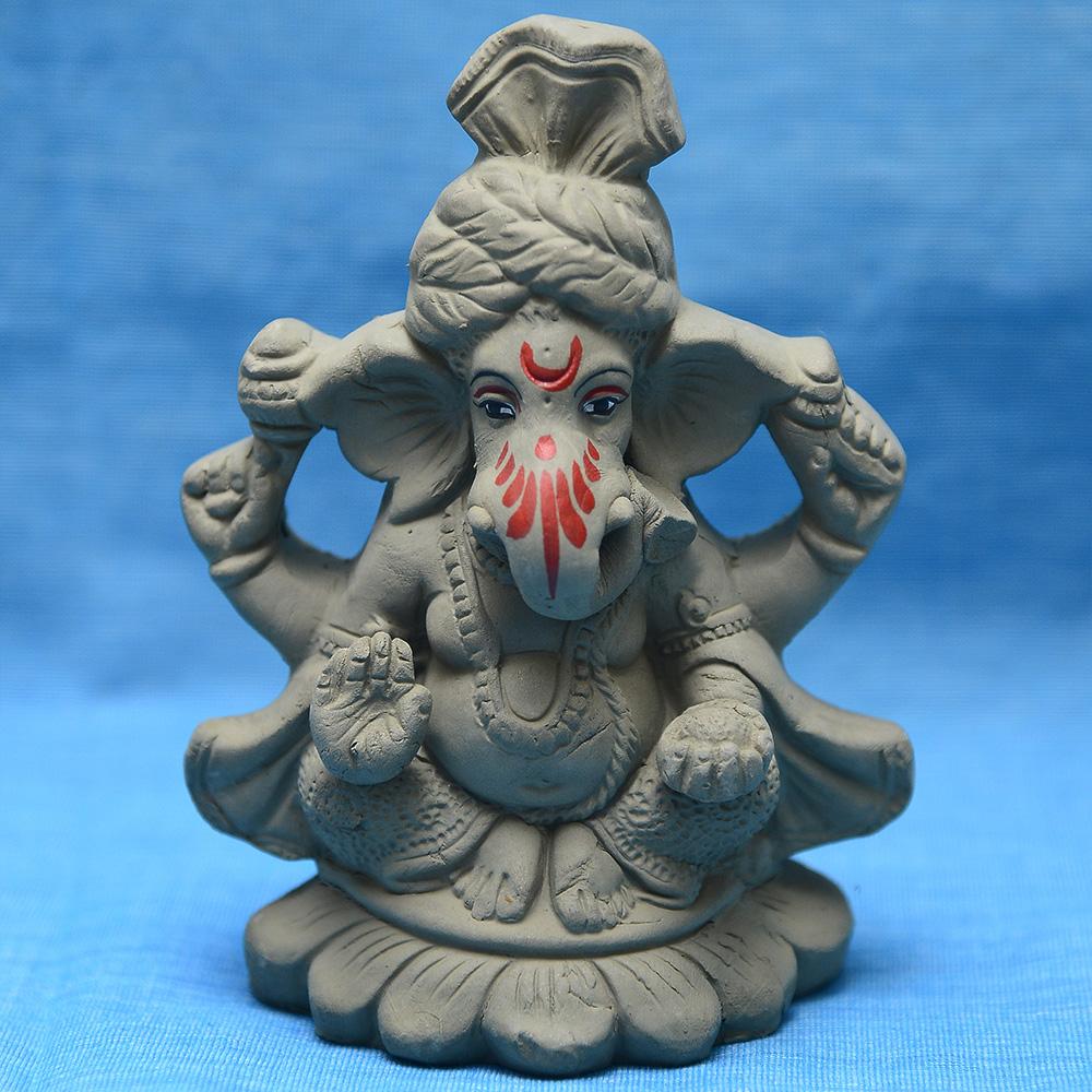 Let's worship the clay Ganesha and avoid pollution