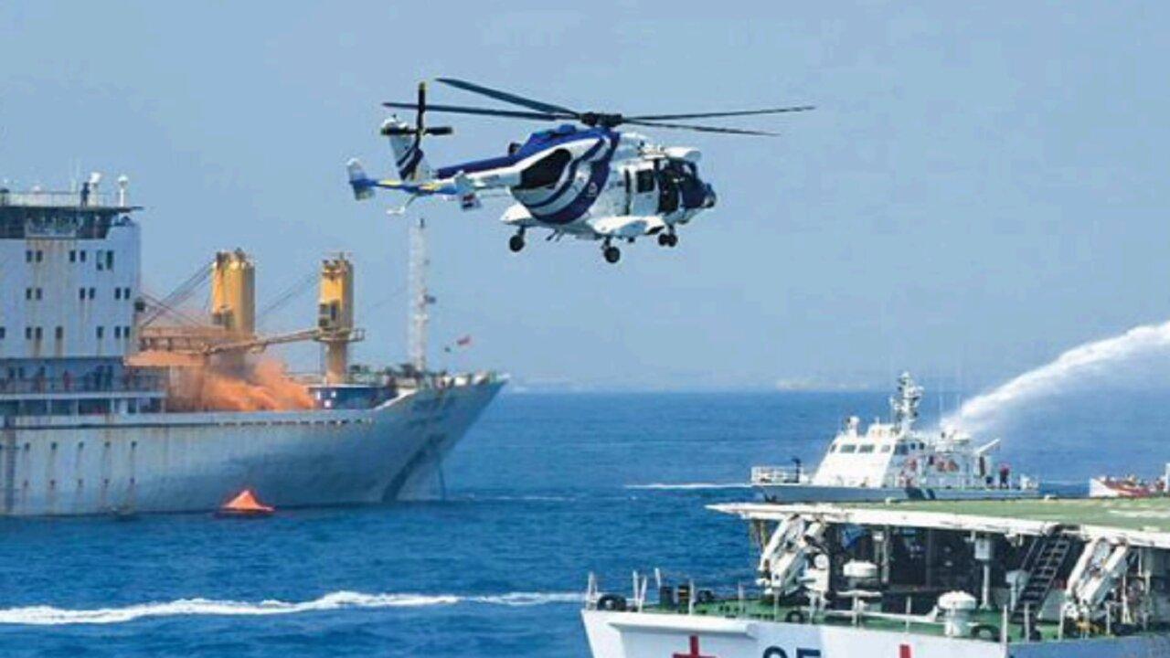 2-day SAREX concludes with a sea exercise off Chennai