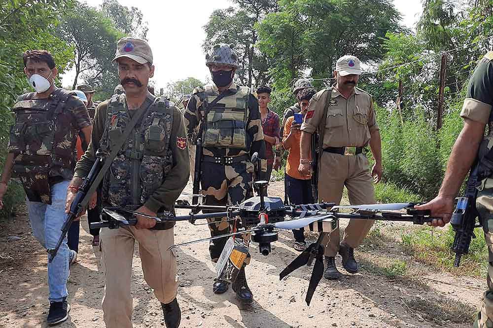 BSF troops force Pak drone to withdraw in J&K's Kathua