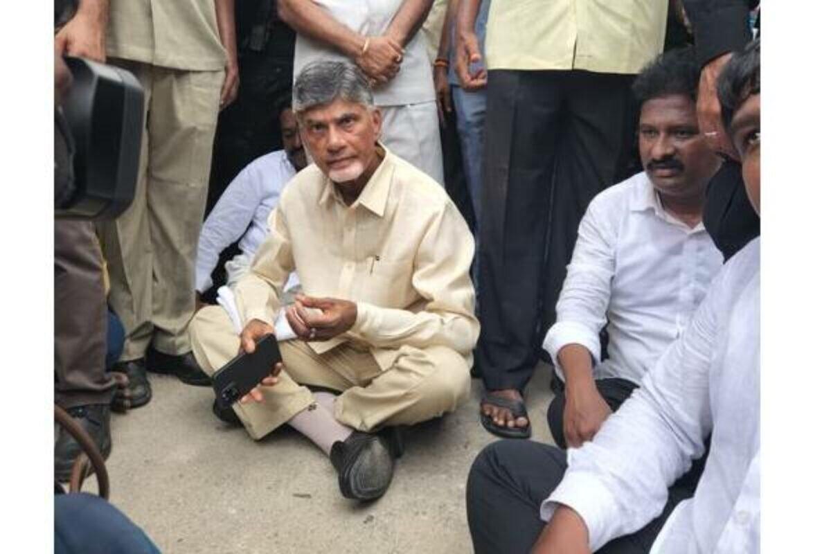 Tension prevails in Naidu’s Kuppam constituency