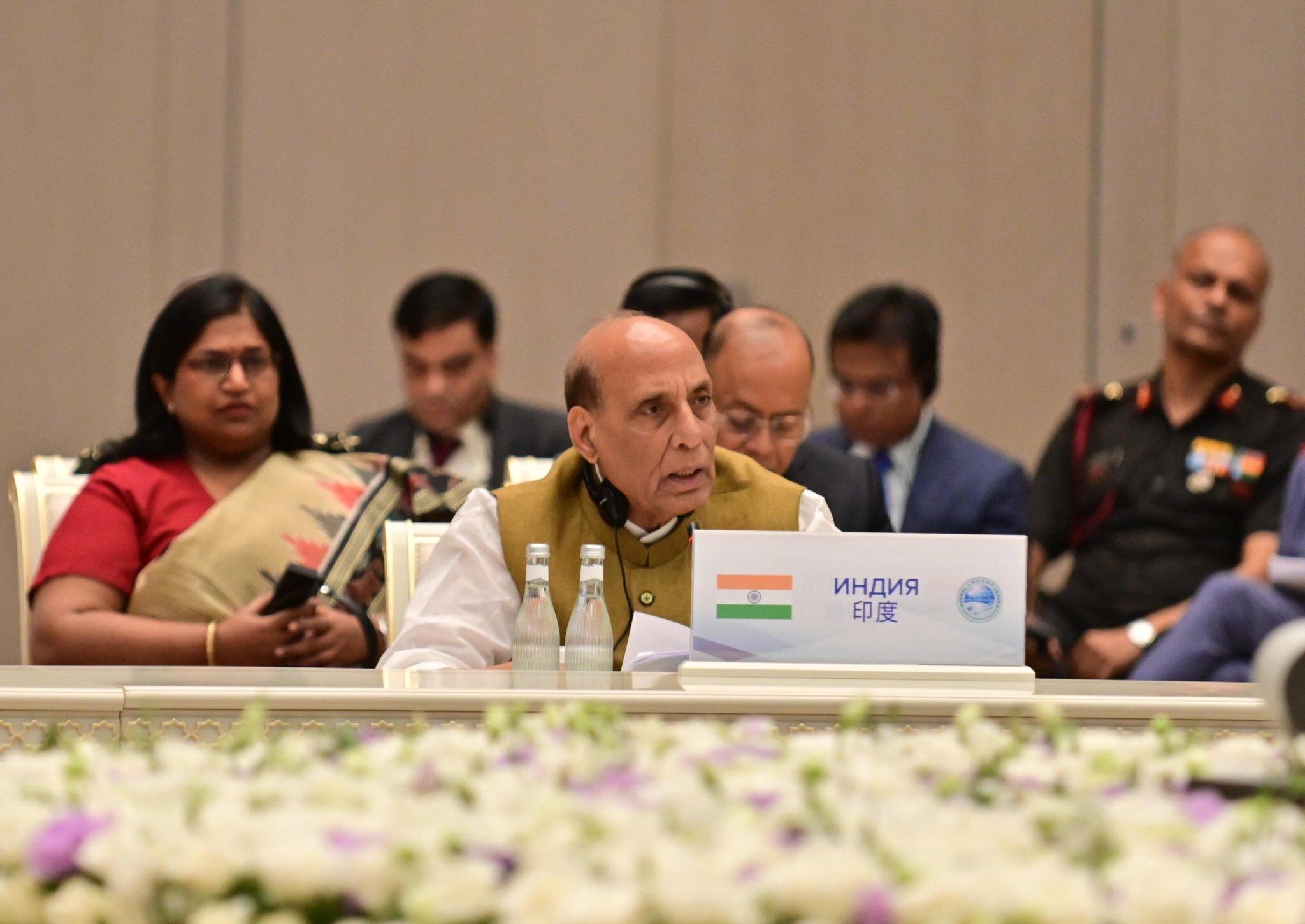 Eliminate terrorism in all its forms: Rajnath Singh at SCO Meet