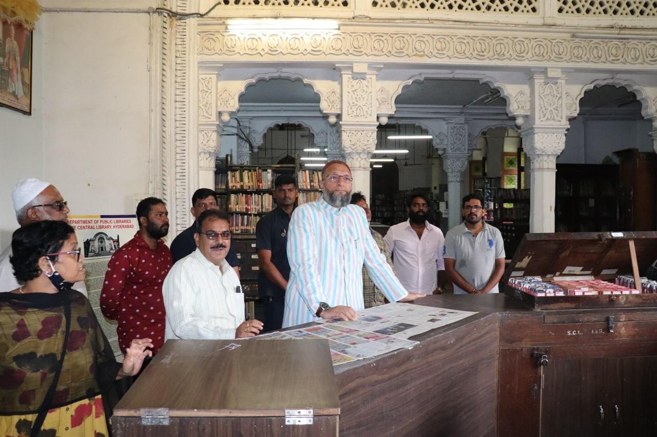 1930s Central Library building needs urgent uplife:AIMIM Chief