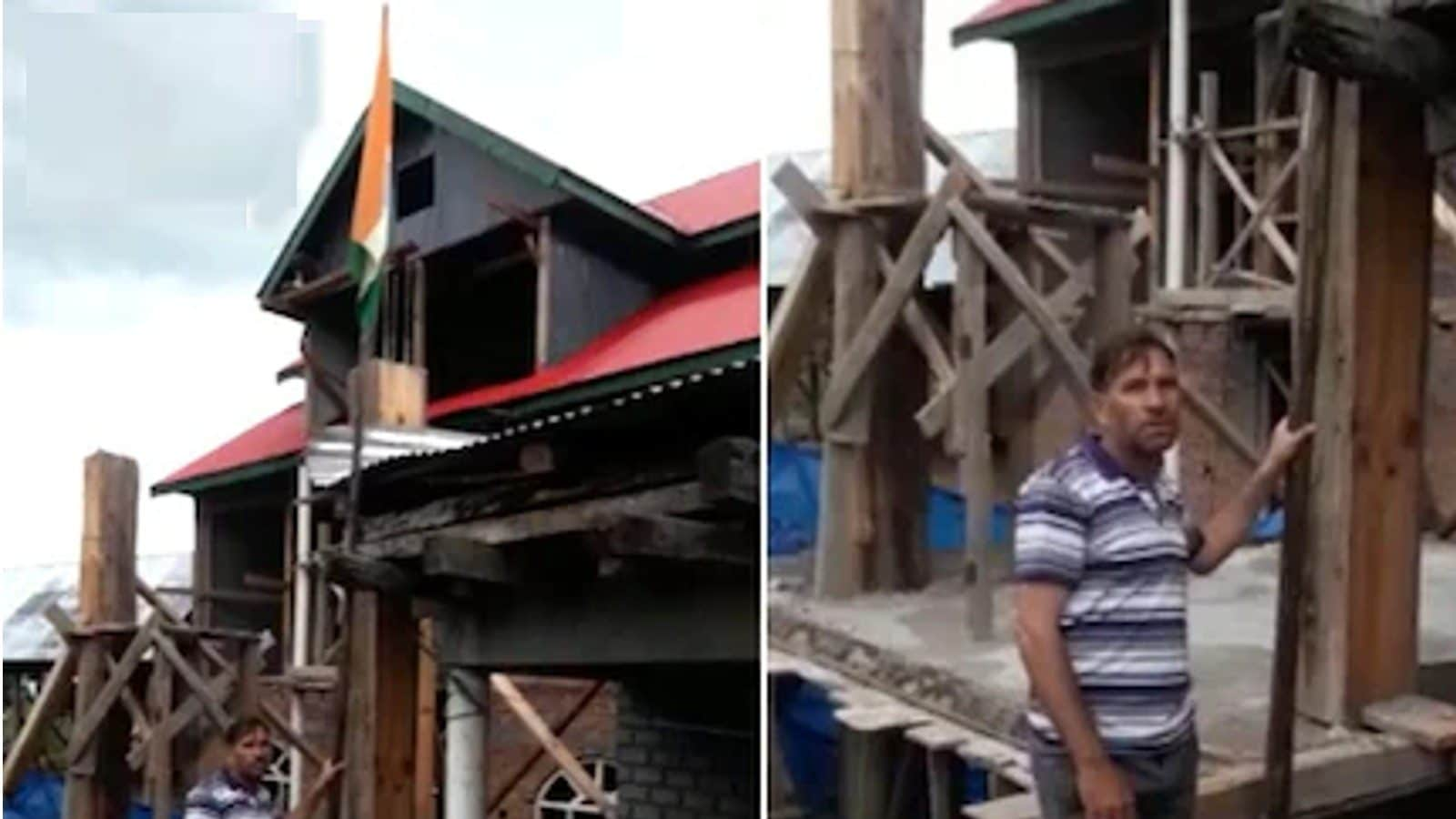 Tricolor hoisted at homes of terrorists in Kashmir