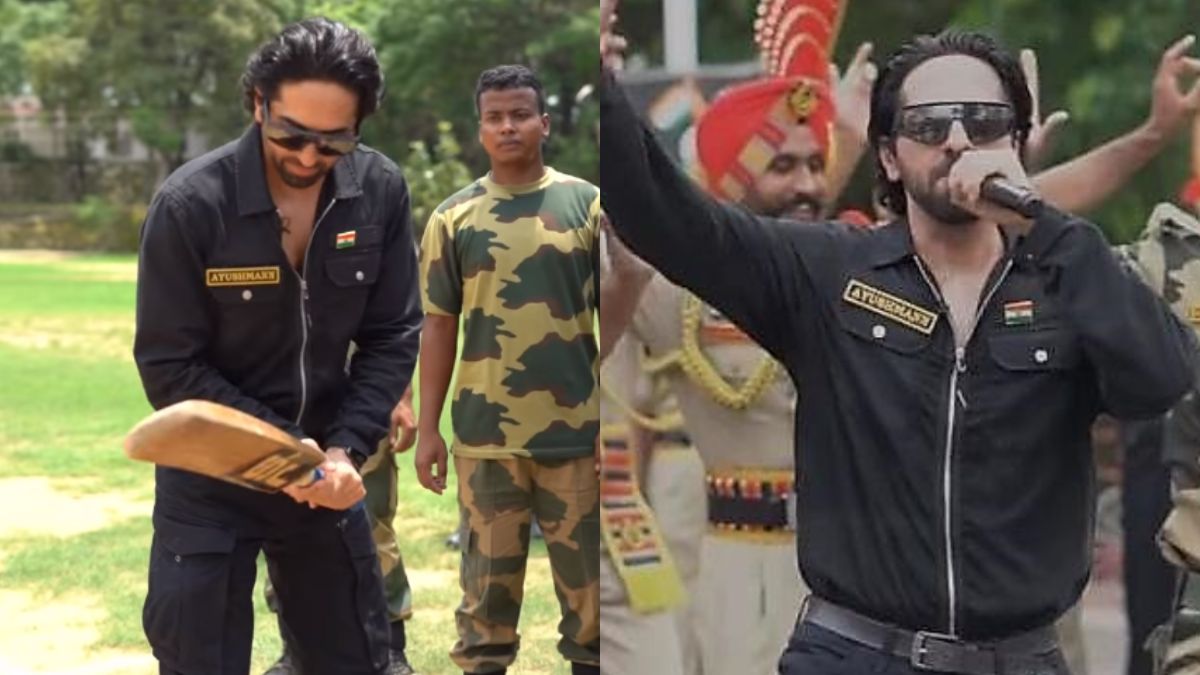 Ayushmann spends the day with BSF jawans in Jammu