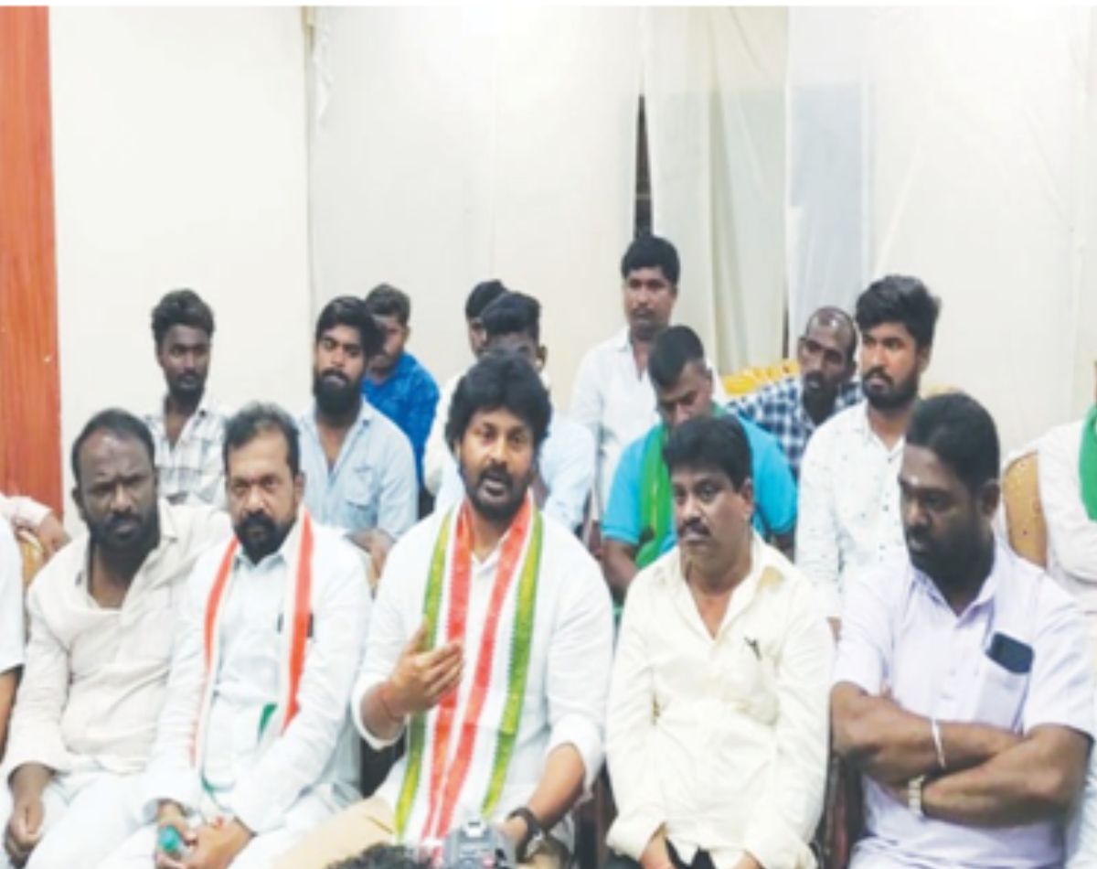 Congress demands CBI probe into RFCL jobs mafia RAMAGUNDAM CONSTITUENCY IN-CHARGE RAJ TAKUR