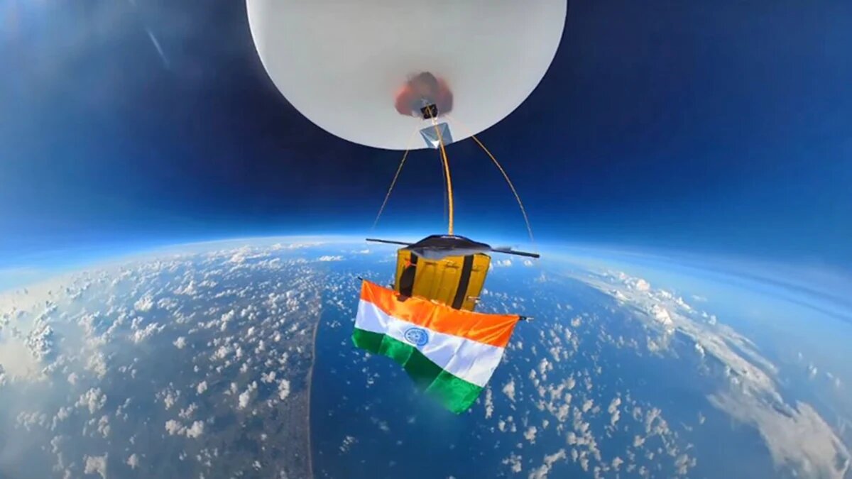 India's Flag 30 Km Above Earth Marks 75 Years Of Independence