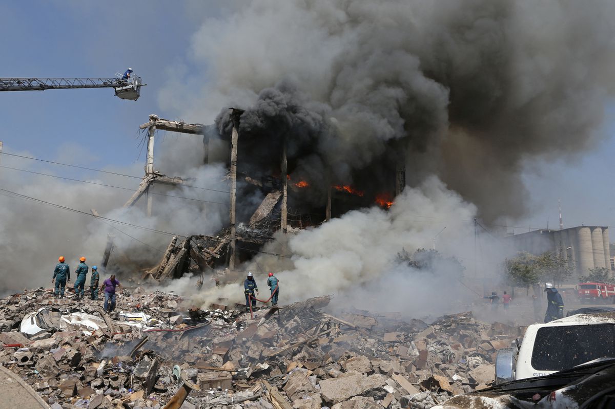 The death toll from the blast at Yerevan market rises to 6