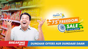 Flipkart Wholesale Launches Freedom Sale ‘75 par 75’