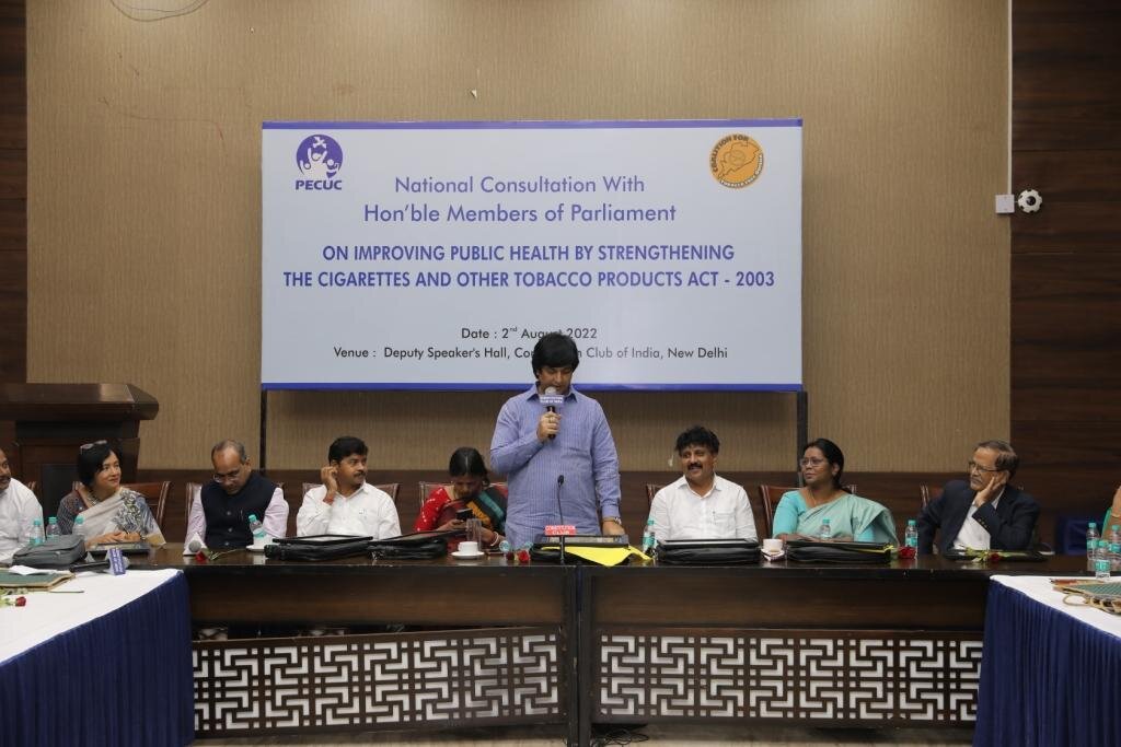 Parliamentarians Appeal For Strengthening of tobacco control laws to save Gen Next