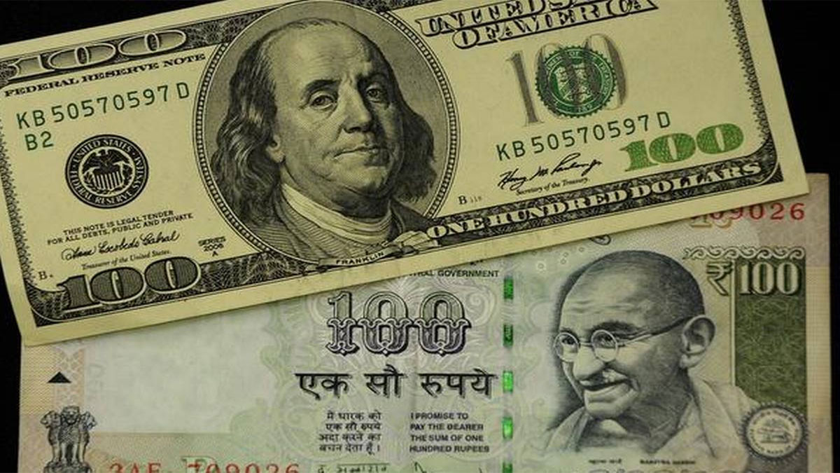 The rupee falls 23 paise to close at 79.67 against the US dollar