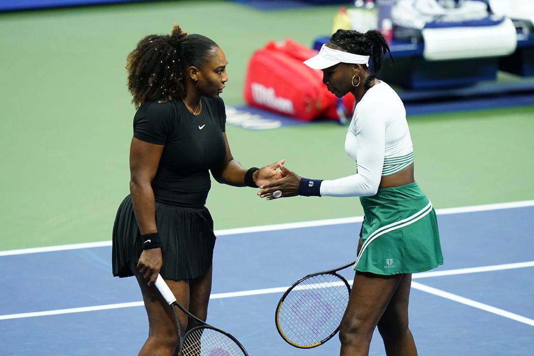 Venus-Serena pair bows out after first- round loss in US Open women's doubles