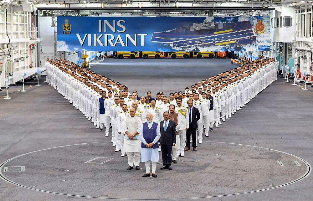 PM commissions India's 1st indigenous aircraft carrier INS Vikrant