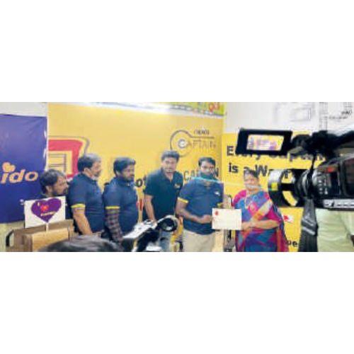 Rapido organizes a blood donation camp in its Vizag’s office