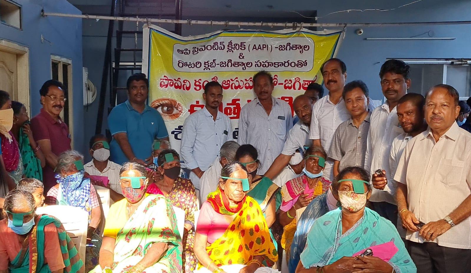 Giving free eye treatments to the poor gives satisfaction