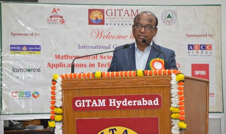 Intl conference on ‘Mathematical Sciences held at GITAM University