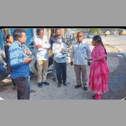 Additional Collector inspected the sanitation works