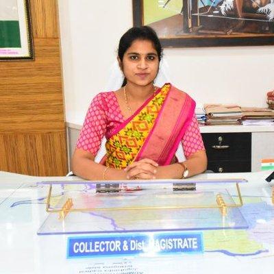 Collector Vallur Kranti Directed the Students to study diligently and achieve good marks