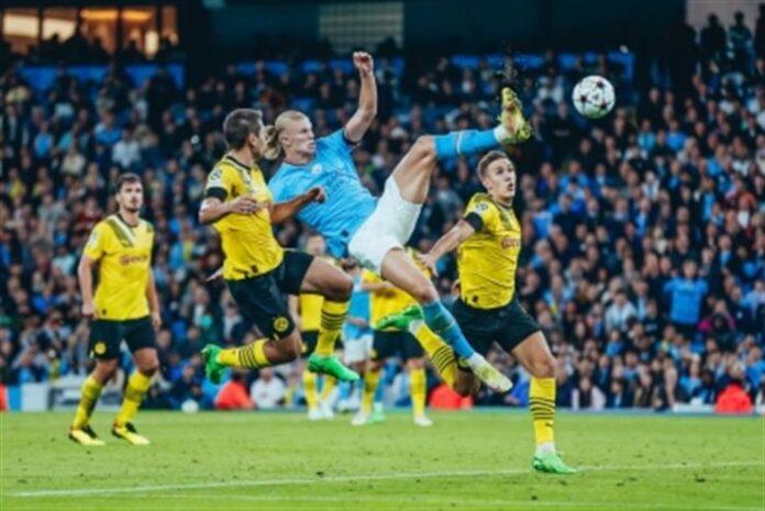 Champions League: No kisses for Haaland but a late artistic goal as City win 2-1