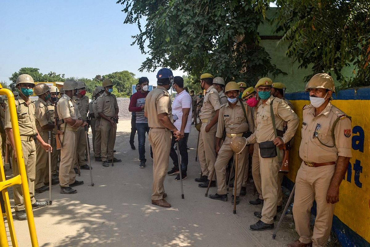 Yogi Adityanath inspects progress of Jewar airport