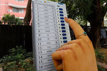 A voter turnout of 66.14 per cent was recorded in phase one and 66.71 per cent in phase two of the ongoing Lok Sabha polls