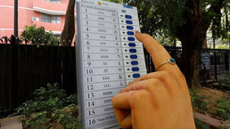 A voter turnout of 66.14 per cent was recorded in phase one and 66.71 per cent in phase two of the ongoing Lok Sabha polls