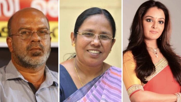 RMP leader KS Hariharan made the objectionable remark against senior CPI (M) leader KK Shailaja and Malayalam film actress Maju Warrier.