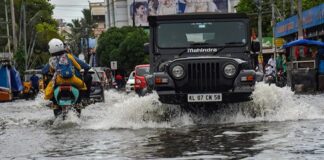 Widespread incidents of water-logging in low-lying areas of villages and towns and uprooting of trees have been reported across the state.