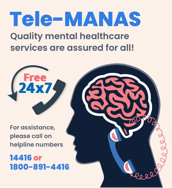 The Tele-MANAS helpline has seen a steady increase in the number of callers, growing from around 12,000 in December 2022 to over 90,000 in May 2024.