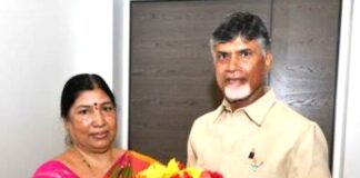 The state of Andhra Pradesh can be rebuilt and put on the track of development only by visionary leader Chandrababu Naidu, says Chalasani Vijayalaxmi