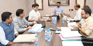 CM Revanth Reddy held a review on the progress of metro expansion, development of the radial roads and elevated corridors in Hyderabad city.