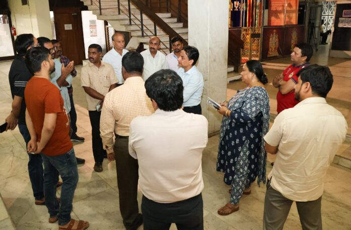 telangana-bhavan-officials Under the direct instructions of Chief Minister A. Revanth Reddy, Telangana Bhawan in New Delhi has been designated as the nodal centre for coordination and relief operations.