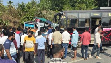 Karnataka: Bus Cruiser Collision Claims Three Lives Near Karkala in Udupi