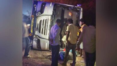 Gadwal Bus Accident Leaves Over 20 Injured After Early Morning Rollover