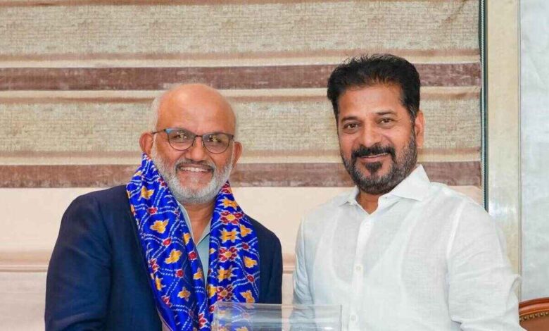 Telangana CM Meets Adobe CEO Shantanu Narayen to Discuss Future Growth Vision