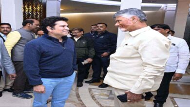 Chandrababu Meets Sachin in Delhi, A Brief Moment That Drew Attention