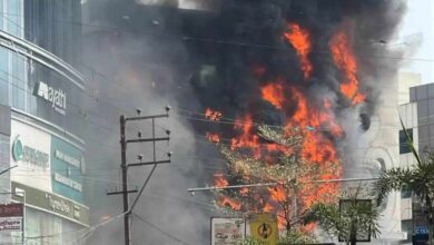 Jubilee Hills Mall Fire Accident Triggers Panic as Flames Engulf Showroom