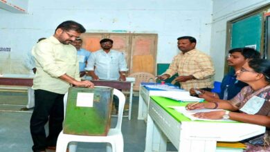 Telangana CM Revanth Reddy Casts Vote in Municipal Elections at Kodangal