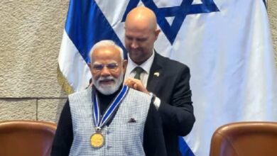 PM Modi Receives Speaker of the Knesset Medal, A Rare Honour From Israel